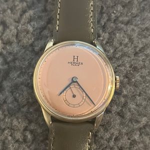 HERMES Paris Vintage watch 17 jewels 33mm manual movement